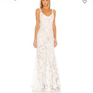 Size 6 ivory wedding reception dress